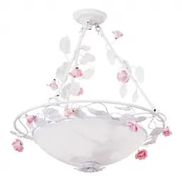 Люстра підвісна Brille флористика E27 100W WH (BKL-193S/3)