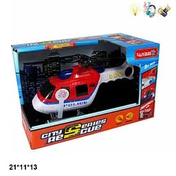 Вертоліт Поліція, 2018-1E, батарейки, музичний, світло (В асортименті)