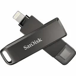USB флеш накопичувач SanDisk 64GB iXpand Drive Luxe Type-C /Lightning (SDIX70N-064G-GN6NN) - мініатюра 3
