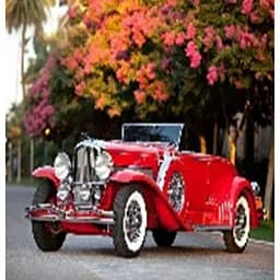 Алмазна мозаїка за номерами Ретро авто, 40x50 см, полотно на рамі