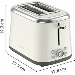 Тостер Tefal Collection 850 Вт бежевий (TT720AE0) - мініатюра 5
