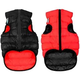 Курточка для собак AiryVest двостороння, розмір XS30, червоно-чорна [CD]