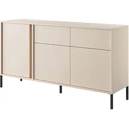 Комод Lagom широкий Фрея Fast бежевый мат без подсветки