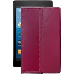 Чохол StatusCASE з екошкіри для планшету Amazon Fire HD 8 2017 Бордовий
