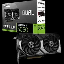 Видеокарта GeForce RTX 5060 8GB Asus Dual OC (DUAL-RTX5060-O8G)
