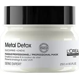 Маска L'Oreal Professionnel Serie Expert Metal Detox для уменьшения ломкости и нежелательного изменения цвета 250 мл