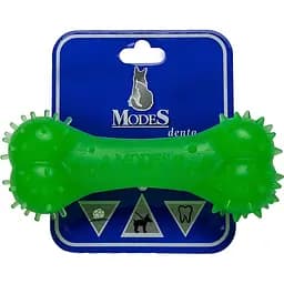 Игрушка для собак Modes Denta кость S 12 см зеленая