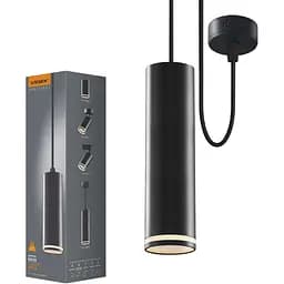 Светильник Videx SPF05D под лампу GU10 подвесной черный (VL-SPF05D-B)