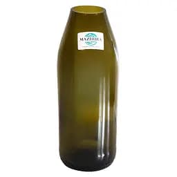 Ваза Mazhura Vine со скосом, 21,5х7,5х7,5 см, темно-зеленый (mz7084782)