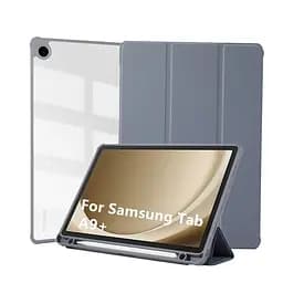 Чехол TPUCristal SlimTPU Spen holder Samsung Galaxy Tab A9 Plus SM X210 X215 X216 Фиолетовый