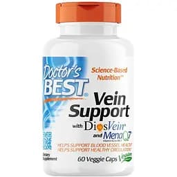 Вітаміни та мінерали Doctor's Best Vein Support, 60 вегакапсул