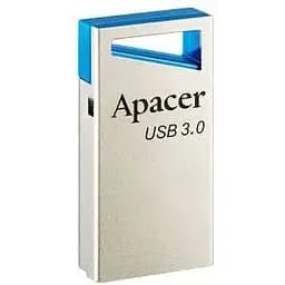 Флешка металлическая Apacer AH155 64 Gb Usb 3.2 серебристо-синяя