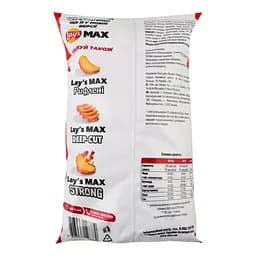 Набір: чипси Lays Max Strong Чилі та лайм картопляні 95 г + чипси Lay's Max Deep-cut Сальса Рифлені картопляні 95 г - мініатюра 5