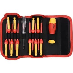 Набір викруток Yato діелектричних ізольованих до 1000 V з чохлом 12 шт. (YT-28290)