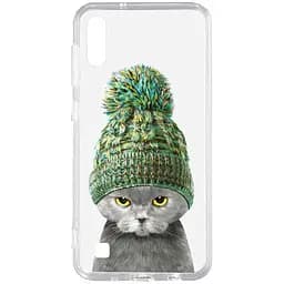 Чохол-накладка Toto Acrylic+TPU Print Case Samsung Galaxy A10 #7 Cat In Hat Transparent