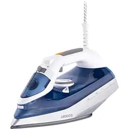 Утюг Ardesto IR-C2232-BL, White/Blue, 2200W, керамика, паровой удар, постоянный пар 35г/мин, резервур 320мл, вертикальное отпаривание, защита от кальцинации, антикапля, плавная регулировка мощности пара, автоматическое отключение