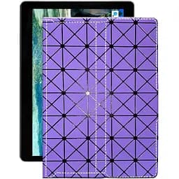 Чехол StatusCASE из экокожи для планшета MIXzo ME1030 4G Фиолетовый ромб