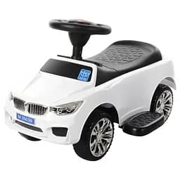 Дитяча каталка-толокар M 3503B-1 Білий, з батьківською ручкою