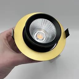 Вбудований світильник Skarlat RSL74251 15W GD+BK 3000K - мініатюра 3
