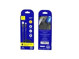 Кабель SkyDolphin S27L Spring Anti-Brake USB - USB Type-C (M/M), 1 м, Black (SDUSB-000611) - мініатюра 3