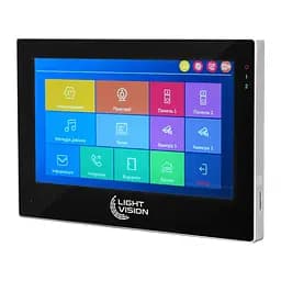 Відеодомофон 7" WiFi Tuya Light Vision SINGAPORE (AI) FHD Black (82-00241) - мініатюра 2