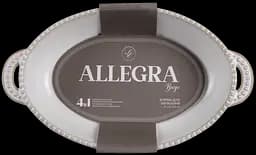 Форма для запікання Limited Edition Allegra Biege овальна кам'яна кераміка 27.5х15.5х5.5 см (GJH010-26-2-129) - мініатюра 2