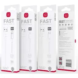 Кабель XO NB47 USB A - Lightning 2.0 білий - мініатюра 6