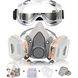 Пылезащитная маска Zelbuck 107 с фильтрами многоразовая