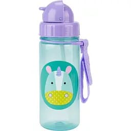 Пляшечка Skip Hop Zoo Єдиноріг 385 см бірюзова з фіолетовим (9N567610)