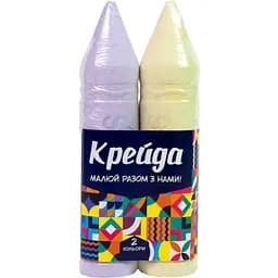 Крейда кольорова Strateg велика олівець 2 шт. (50124)