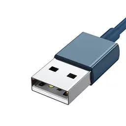 Кабель Baseus Superior Series Fast Charging Data Cable USB to M+L+C 3.5A 1.5m Blue (CAMLTYS-03) - мініатюра 3