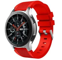 Силіконовий браслет Watchbands 22мм - червоний розмір L Galaxy (WB001GALAXYREDGG) - мініатюра 2