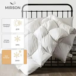 Ковдра MirSon Beatrice № 093 пухова зимова+ 110х140 см біла - мініатюра 3