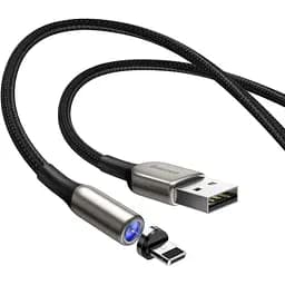 Кабель Baseus Zinc Magnetic USB - Lightning магнитный наконечник 1 метр CALXC-H01