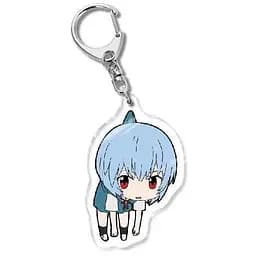 Брелок акриловый Евангелион Рей Аянами Evangelion Rei Ayanami 5 см