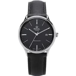 Чоловічий водонепроникний наручний годинник Royal London 41478-01 механічний з автопідзаводом із шкіряним
