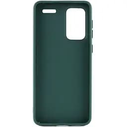 TPU чохол Bonbon Metal Style для Xiaomi Redmi Note 13 Pro+ Зелений / Army green - мініатюра 3