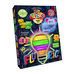 Тесто для лепки "FLUORIC" TMD-FL10-01U-04U 10 цветов Вид 4