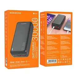 Зовнішній акумулятор Borofone BJ38B Power 30000mAh 22.5W+PD20W чорний - мініатюра 5