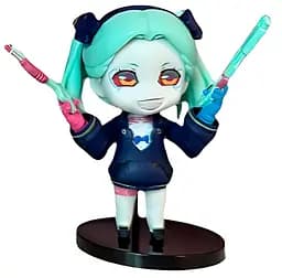 Фігурка Чибі Chibi Ребекка Кіберпанк Rebecca Cyberpunk Edgerunners 10 см Китай CH C CPE R 04
