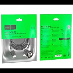 Кабель HOCO US08 HDMI to HDMI 4K HD Data Cable HDMI v2.0 3 метри - мініатюра 6
