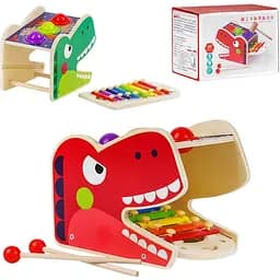 Деревянная игра ксилофон, стукалка, C54520