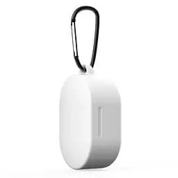 Силіконовий чохол для навушників Xiaomi Redmi AirDots 2, Hang Case, білий, ультратонкий захисний кейс товщиною 2 мм, захист від подряпин, пилу та ударів, компактний, з карабіном для кріплення, ArmorStandart (ARM66881)