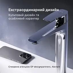 Змішувач для умивальника високий AM.PM Gem хром F90E92000 - мініатюра 3
