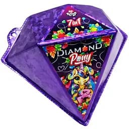 Набор креативного творчества Danko Toys Diamond Pony BPS-01-03U укр Фиолетовый