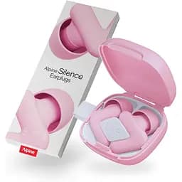 Затычки для ушей Alpine Silence для сна, путешествий и фокусировки - Удобные, многоразовые