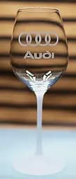 Винний келих 480 мл з гравіюванням Ауді Audi  подарунок для автолюбителя  скляний фужер з логотипом авто
