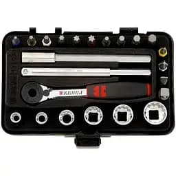 Набір головок торцевих Wurth Multi з тріскачкою 1/4" 23 шт. Zebra (096511 23)