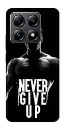 Чехол itsPrint Never give up для Xiaomi 14T