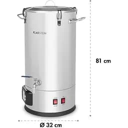 Пивоварня Klarstein Mashfest 35 л 1500/3000 Вт (10033341) - мініатюра 2